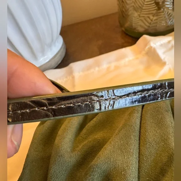 STAUD  baguette Khaki Green Shoulder Bag - Picture 3 of 14